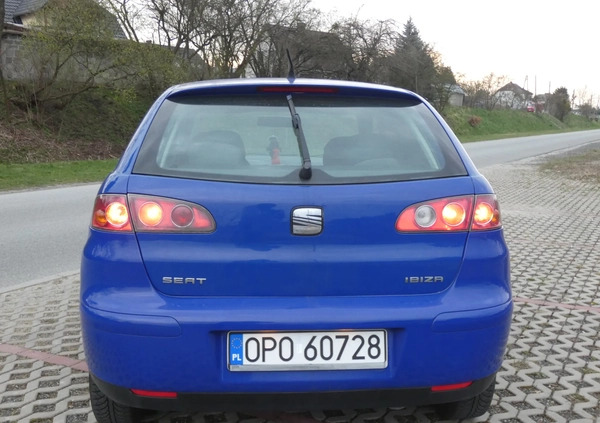 Seat Ibiza cena 5900 przebieg: 272911, rok produkcji 2004 z Opole małe 211